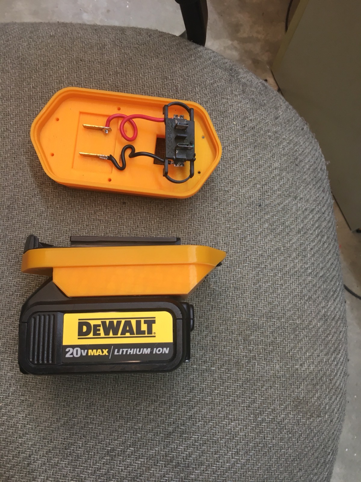 Porter Cable battery adapter 19.2v NICAD to 20v dewalt lithium Kit