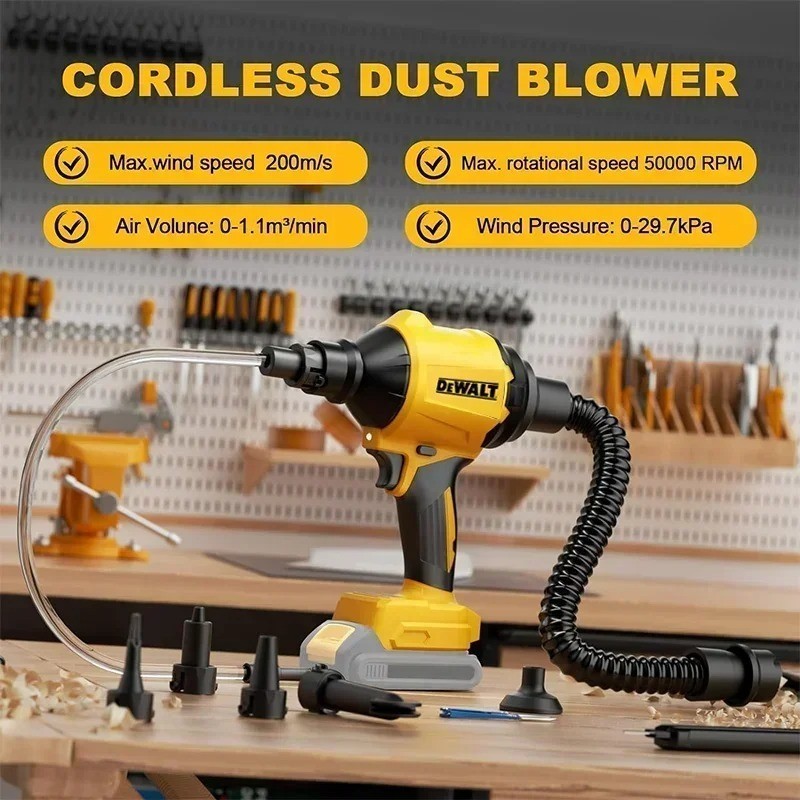 Dewalt Cordless Air Blower Brushless Dusting Machine Electric Dust Blower