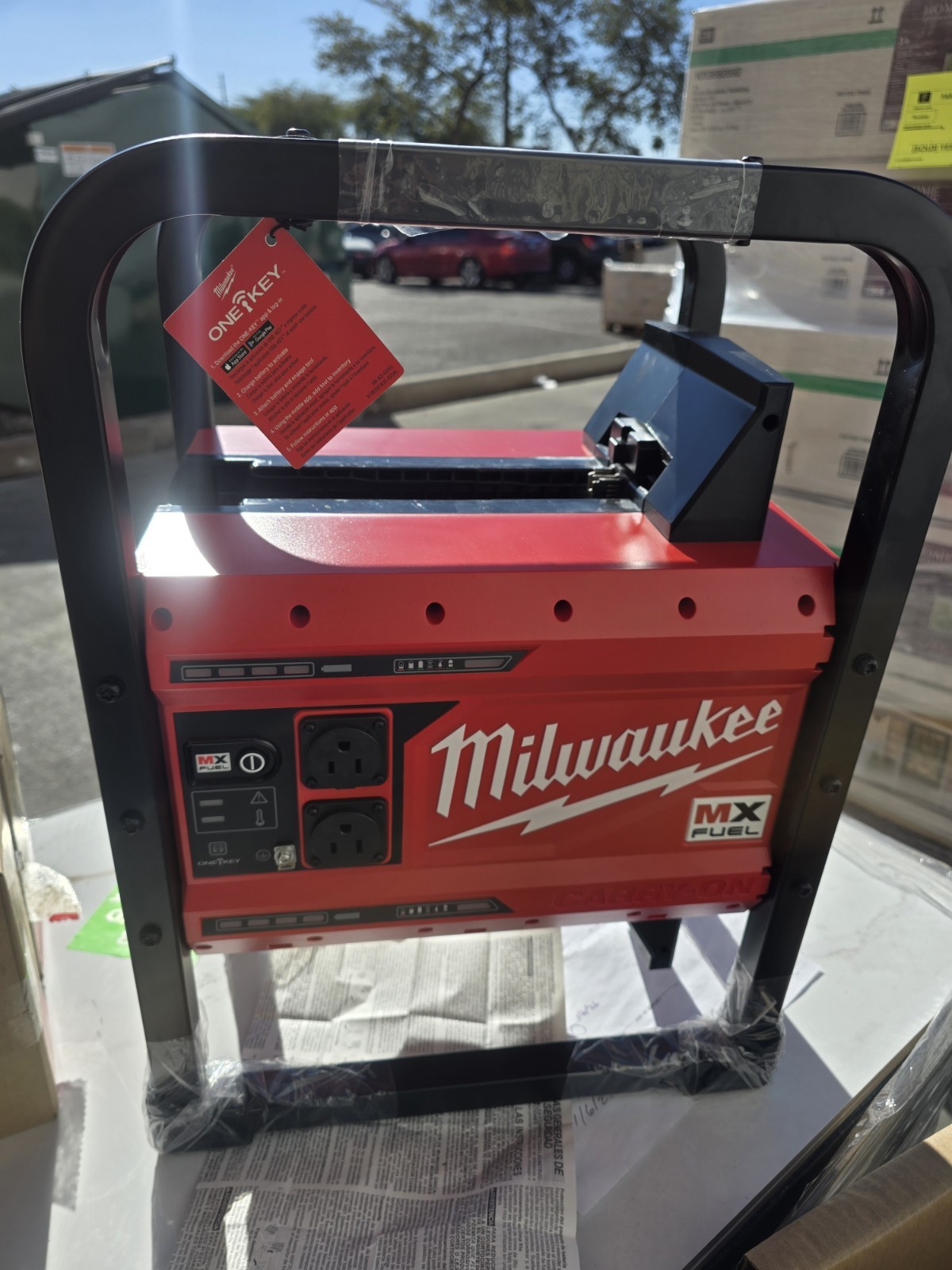 Milwaukee, MX FUEL 3600-Watt/1800-Watt Lithium-Ion Battery Powered Push Start Po