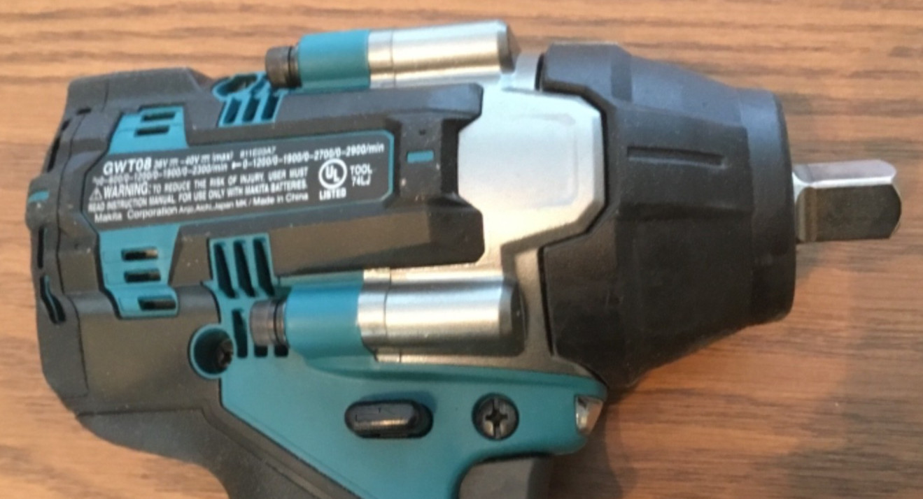 Makita GWT08Z 40V Max XGT Brushless Cordless 4‑Speed Mid‑Torque 1/2″ Sq. Drive