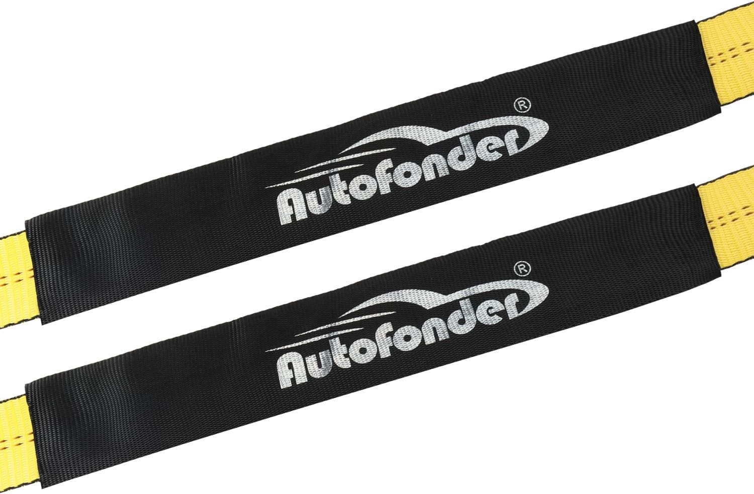 V-Bridle Tow Strap w/Axle Straps, Snap Hooks, D-Rings
