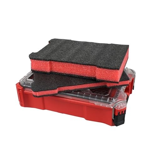Packout Foam Insert Fits For Milwau-kee And Tool Box 2 Piece Red 1.0 Count