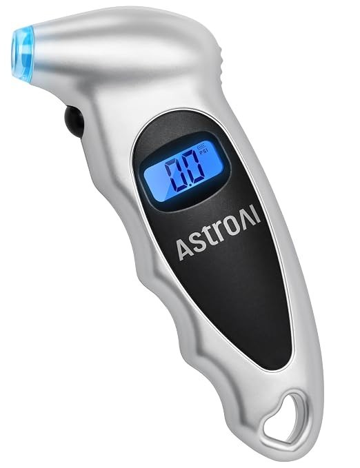 AstroAI Digital Tire Pressure Gauge 150 PSI Backlit LCD Air Gauge Car Truck ANSI