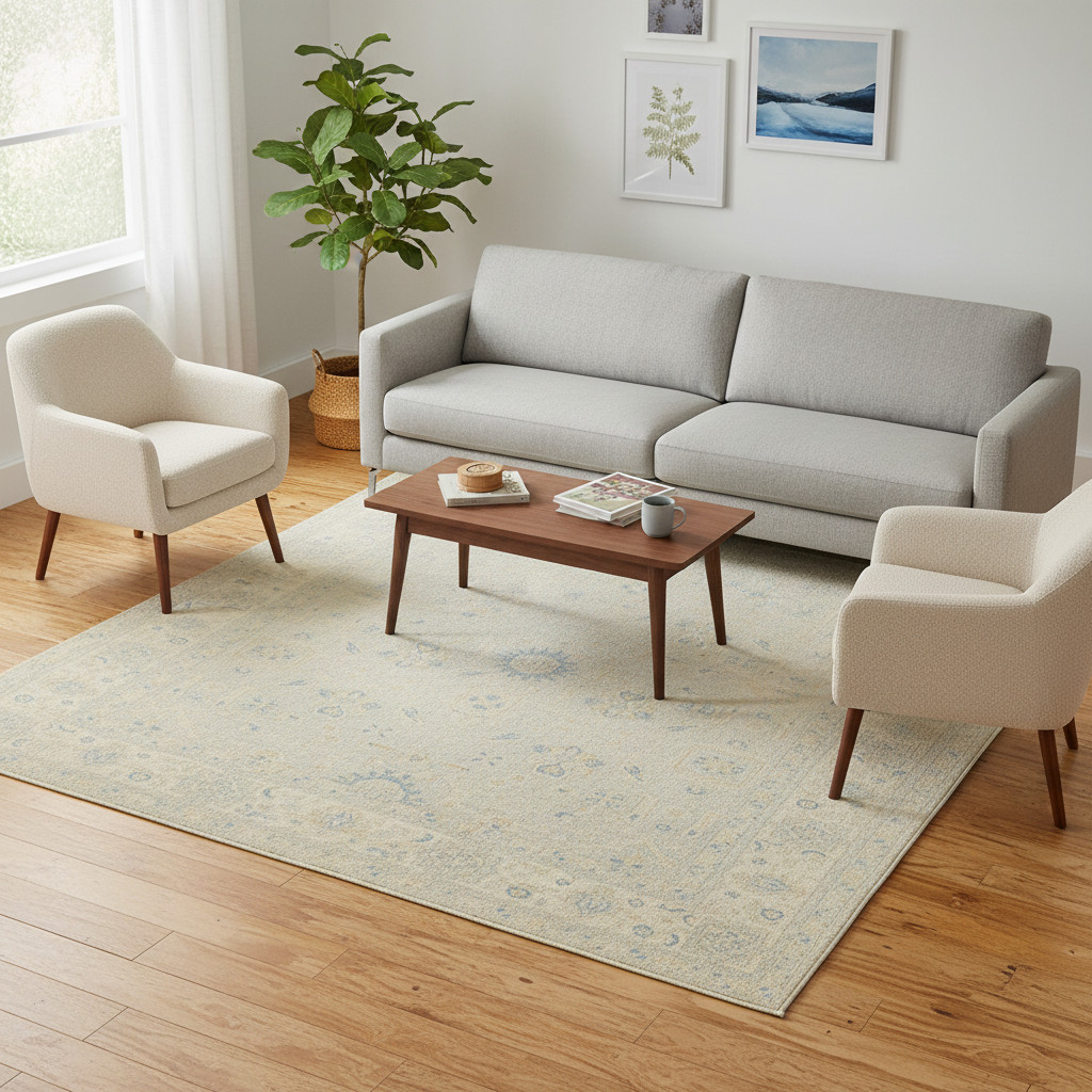 6 x 8.11 ft Hand Knotted Chobi Rug