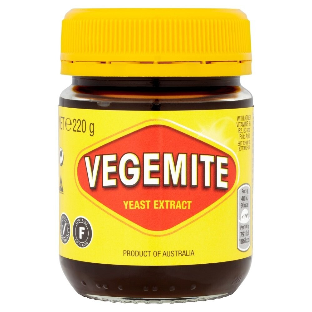 VEGEMITE YEAST EXTRACT 220G EACH 05/07/2025