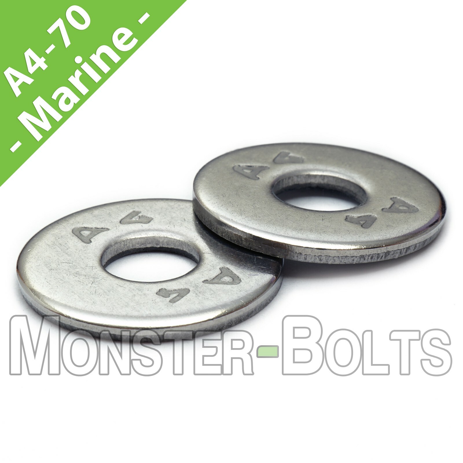 A4 (316) Marine Stainless Steel Fender Washers, DIN 9021 – M3 M4 M5 M6 M8 M10