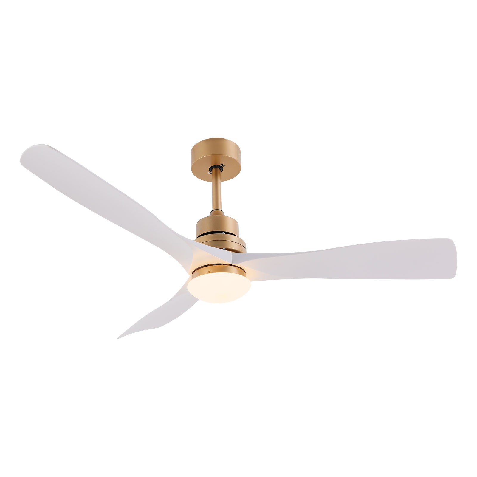 Modern Ceiling Fan Light Quiet 30dB 6 Speed 1/2/4/8H Timer LED with Remote