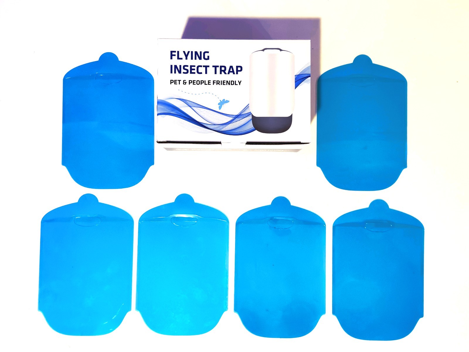 Fruit Fly Trap Glue Board Refills Compatible with Zevo Sticky Insert Cartridges