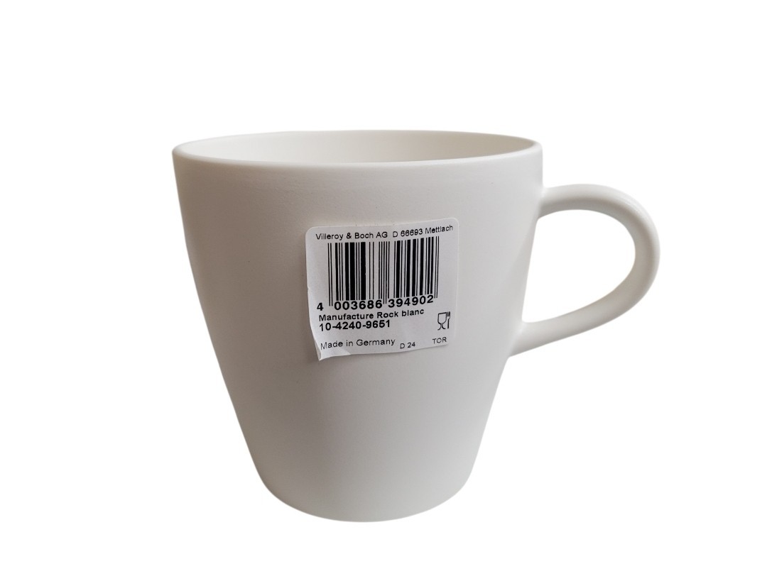 NEW V&B Manufacture Rock Mug Blanc 350ml