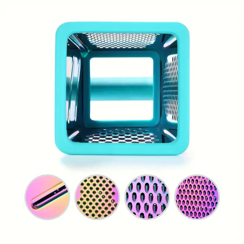 4 sides Box Grater And Mandoline Slicer Set Stainless Steel 6″ XL Size