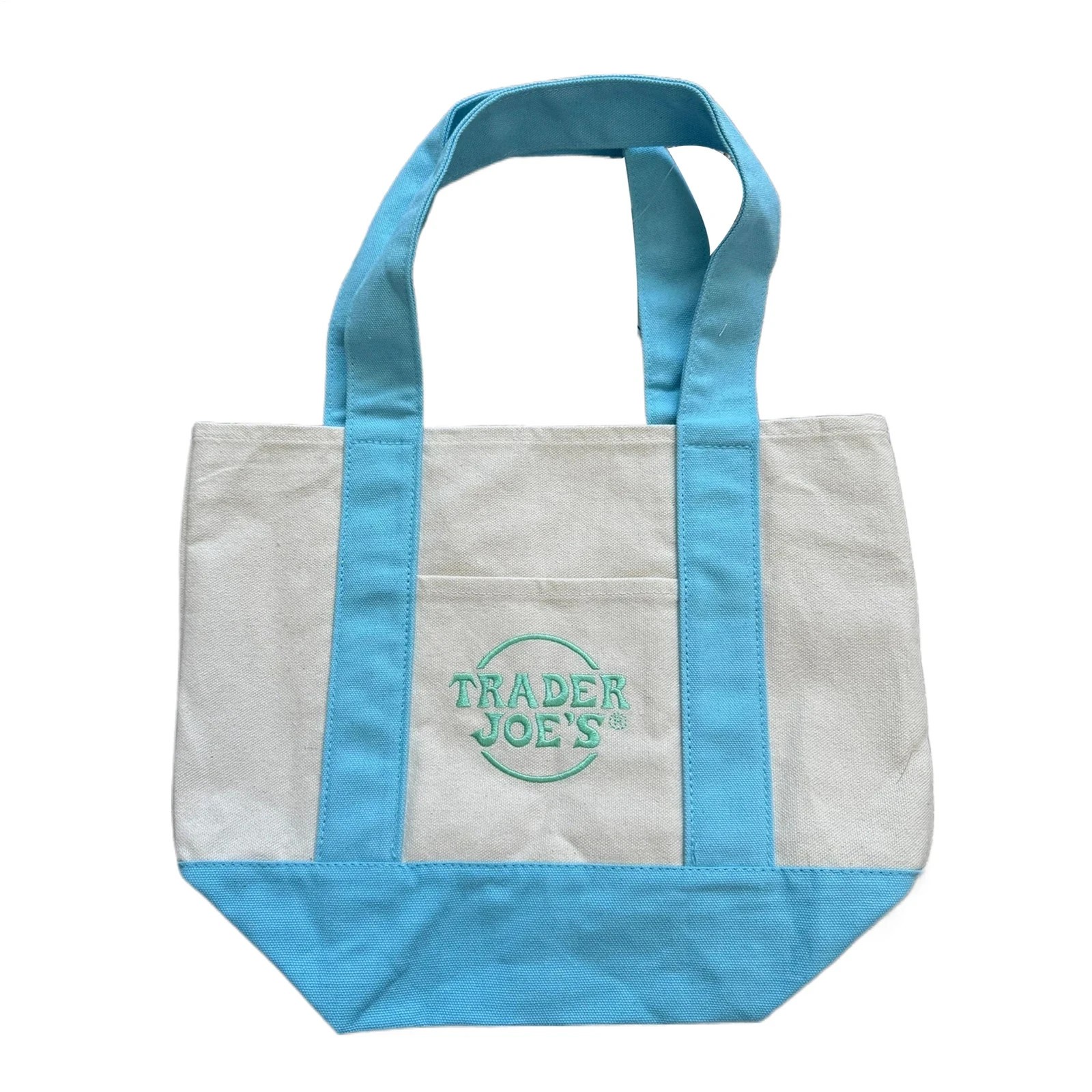Trader Joe’s Mini Canvas Reusable Tote Bags Colorful Canvas Tote Bag 10 Colors
