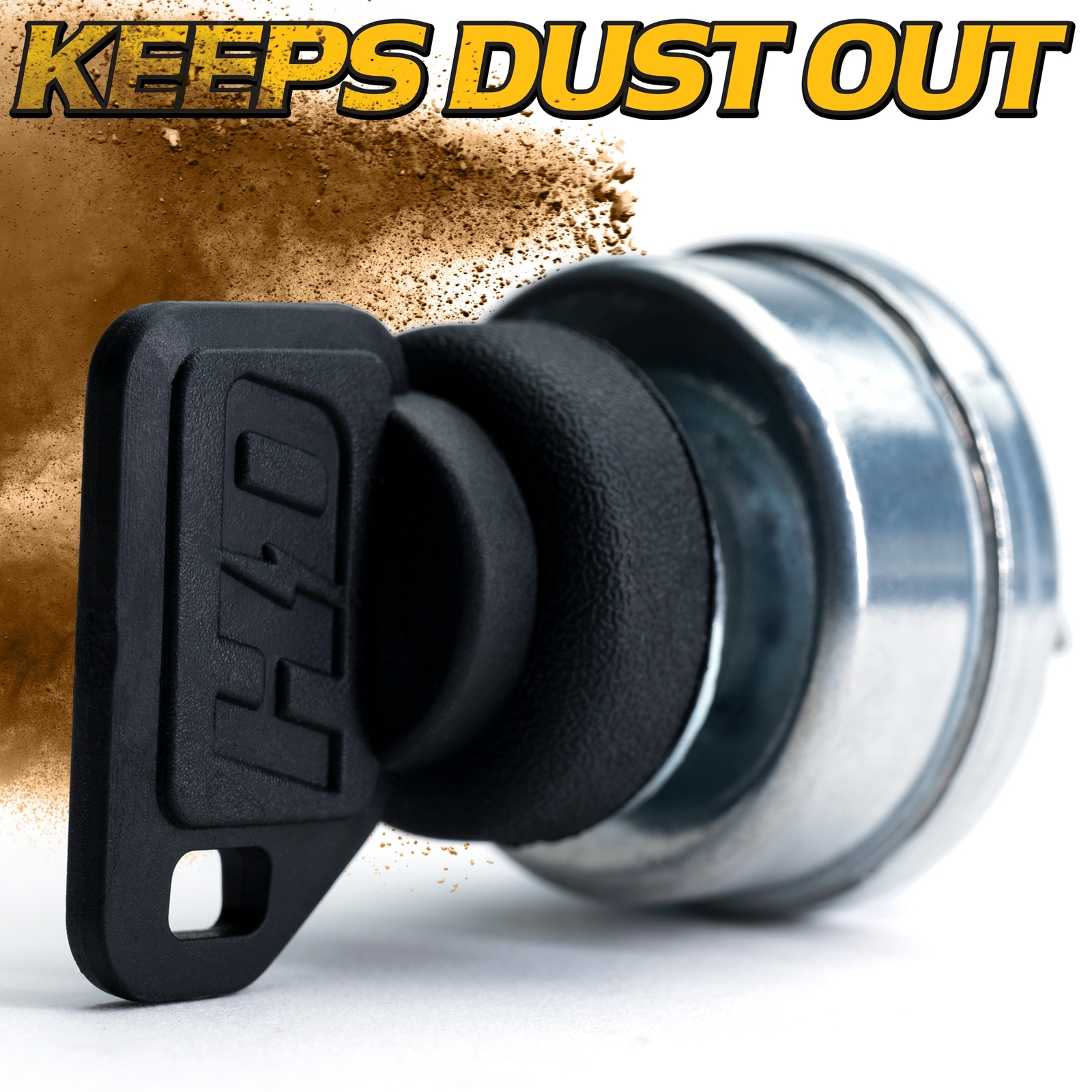 Starter Ignition Key Switch fits Hustler 045898 with Dual Dust Shield System