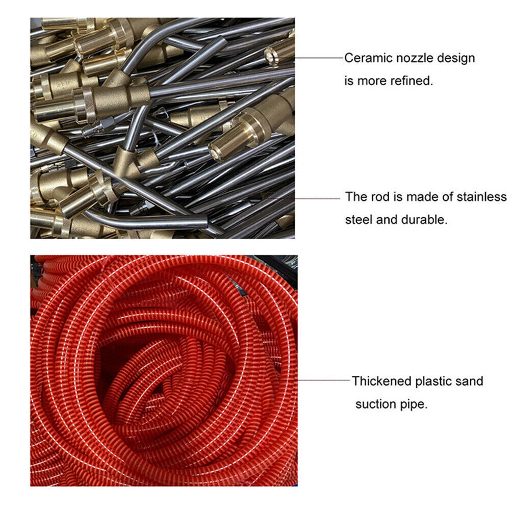 5000 PSI Sandblasting Kit for Pressure Washer Sand Blaster Attachment Power