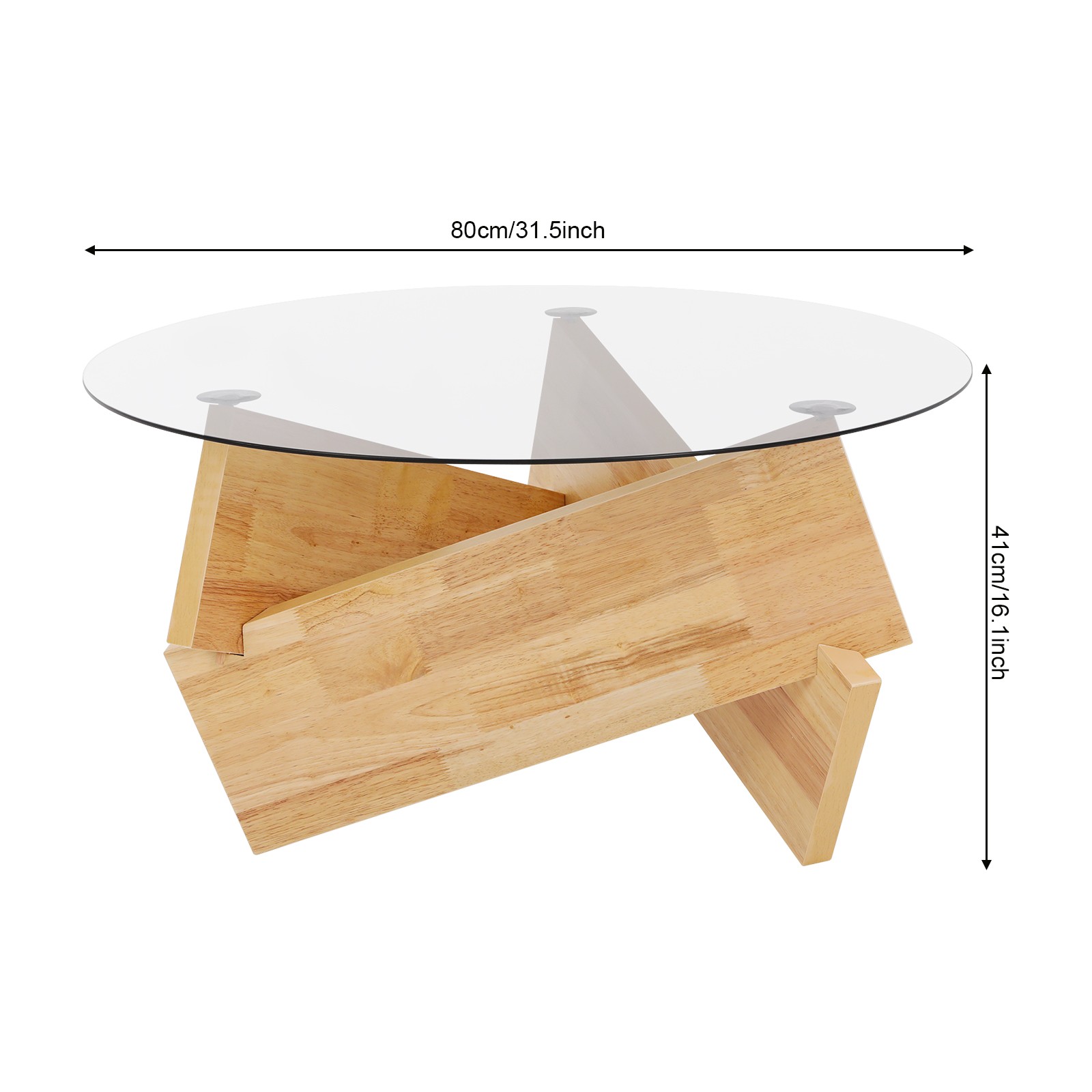 41cm(H)*80cm(D) Side/End Table, Sofa Side Table, Freestanding Tea/Coffee Table