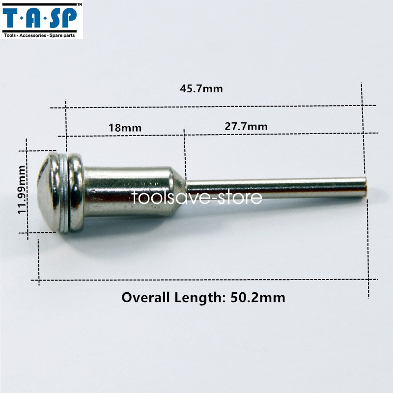 6PC Dremel Screw Head Mandrel Rotary Holder 1/4″ Arbor Hole 1/8″ 3.2mm Shank