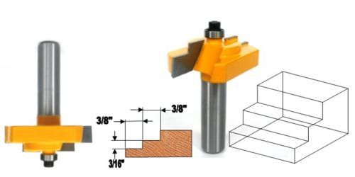 1 PC 1/2″ SH Picture Frame Stepped Rabbet Molding Router Bit S