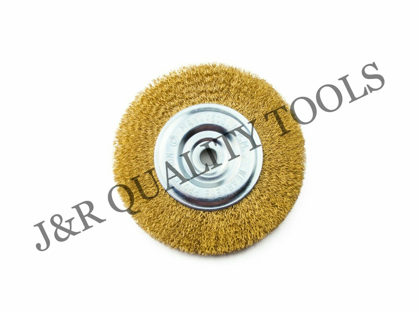 6″ INCH ROUND WIRE BRUSH WHEEL FOR BENCH GRINDER