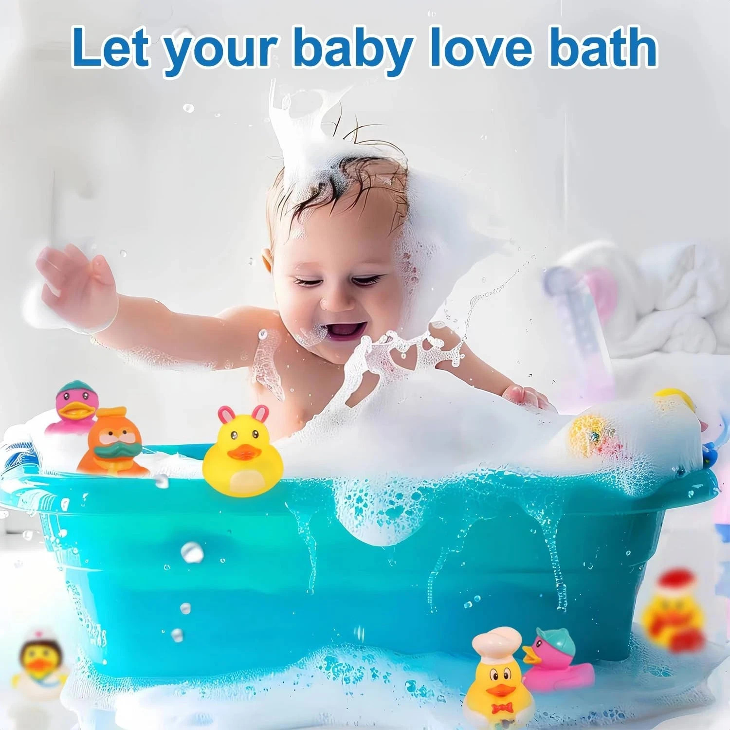 Rubber Ducks in Bulk,Assortment Duckies for Jeep Ducking Floater Duck Bath Toys