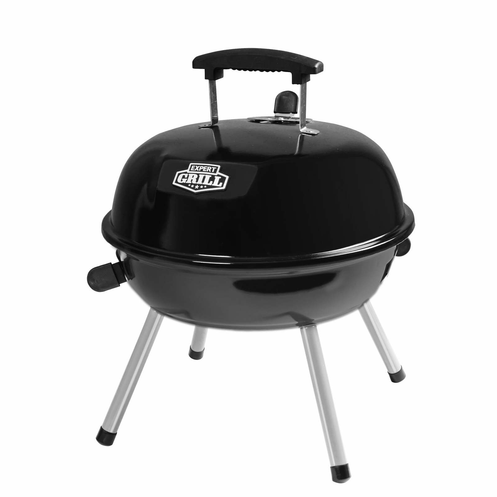 14.5 Inch Portable Charcoal Grill, Black
