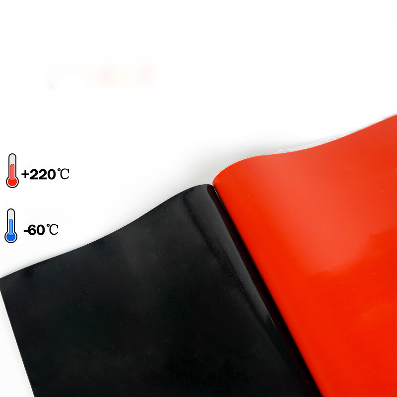 Silicone Rubber Sheet Plate Mat High Temp Gasket Red Black White Thick 0.1mm-5mm