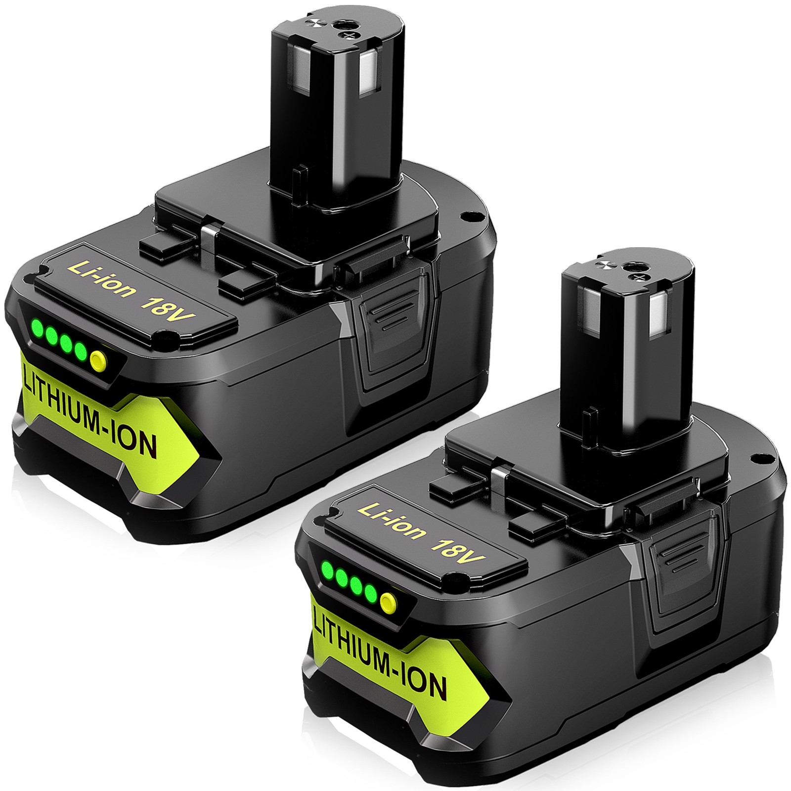 2PACK For RYOBI P108 18V 6.0Ah High Capacity Battery 18Volt Lithium-Ion One Plus