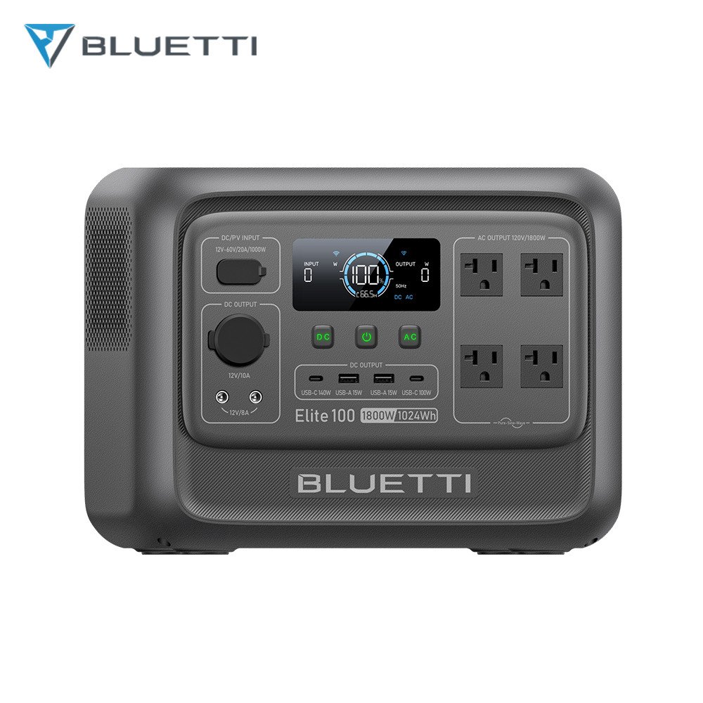 BLUETTI Elite 100 V2 1024Wh 1800W Portable Power Station for Trip Home Backup