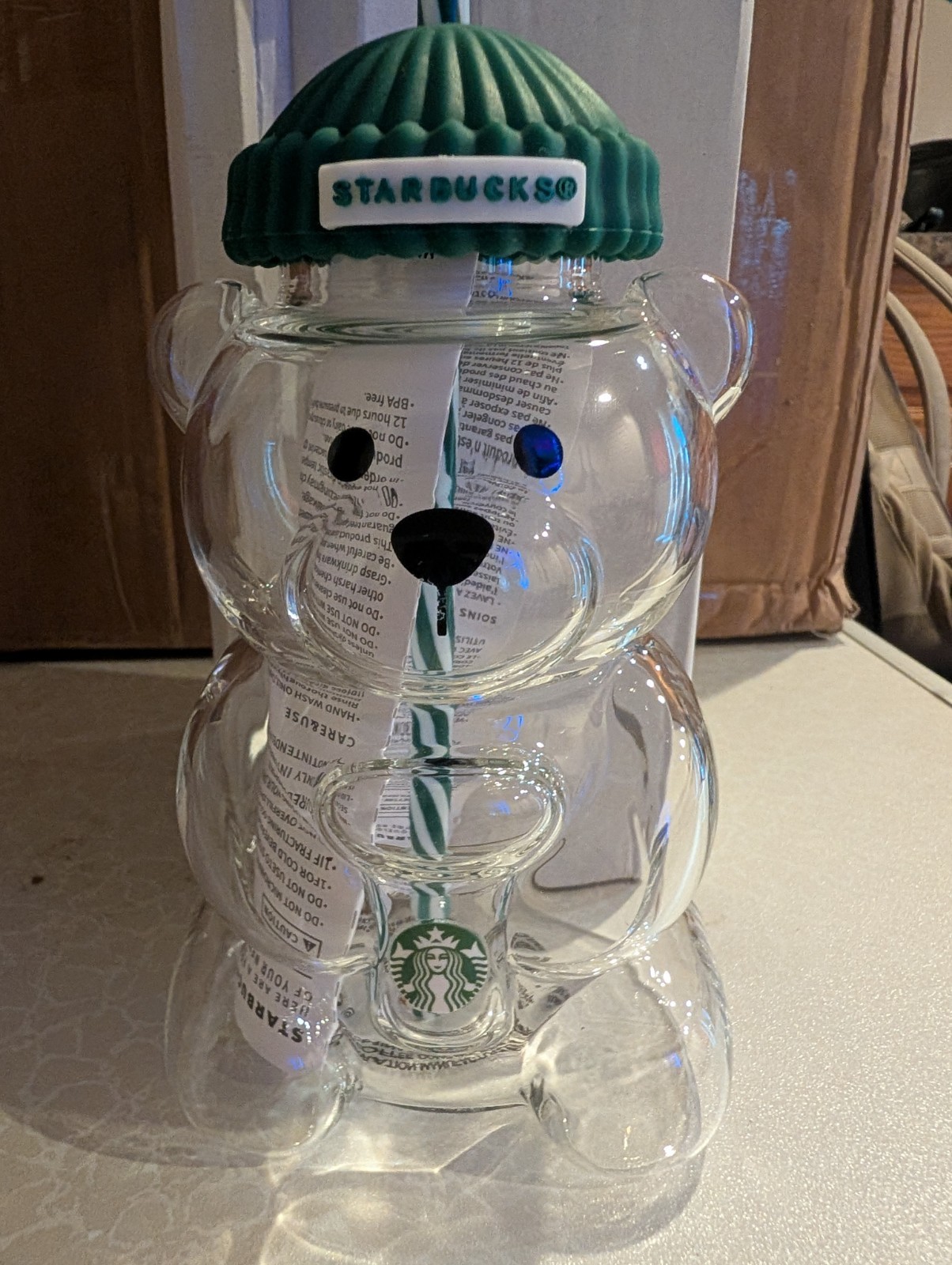 2025 Starbucks Bearista Bear Thick Glass Cold Cup SHIPS SAME DAY BULK PRICING