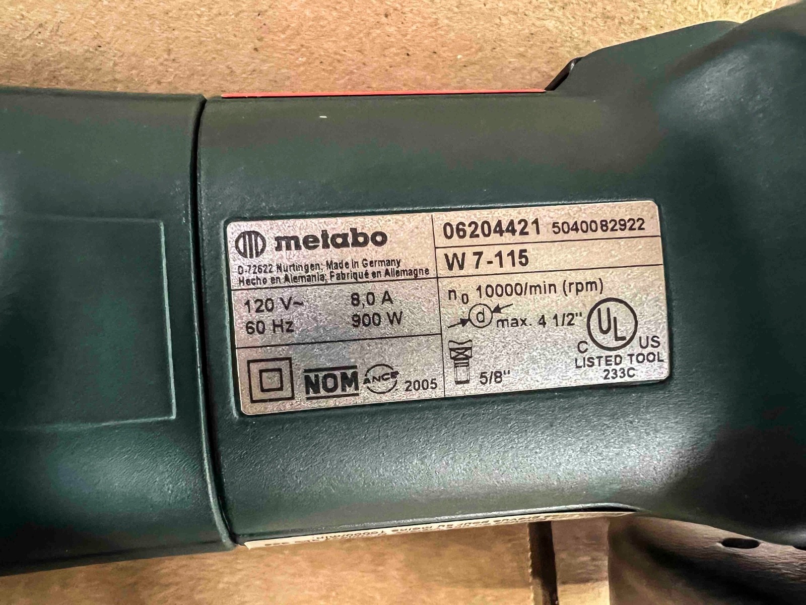 Metabo W7-115 4 1/2″ Grinder