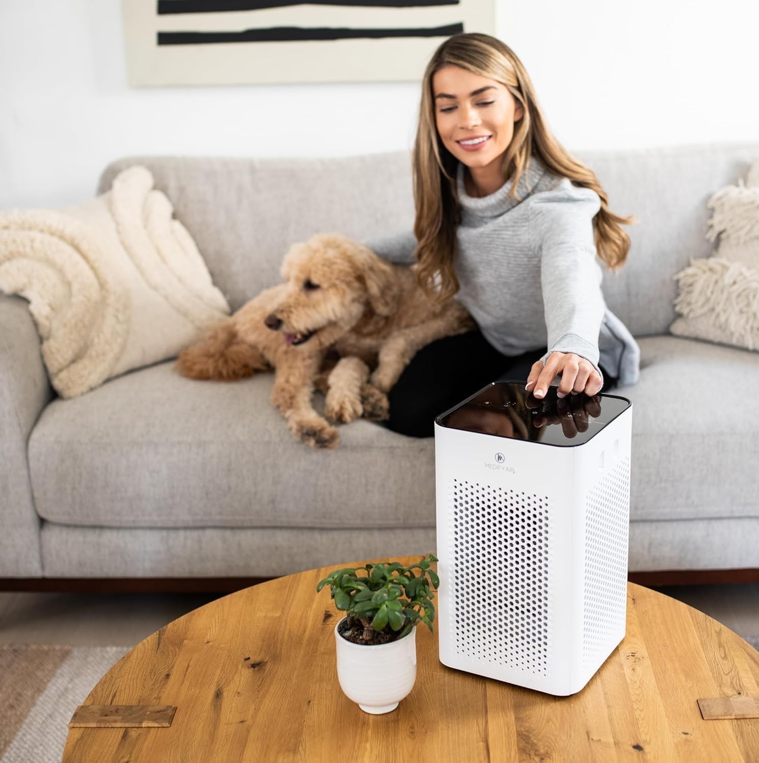 MA-25 Air Purifier with HEPA Filter | 825 ft² Coverage in 1hr | White, 1-Pack