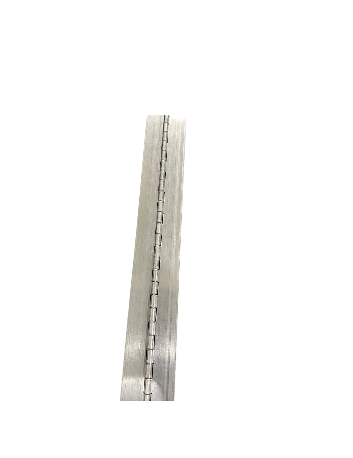 2″ x 72″ Continuous Piano Hinge Unfinished Aluminum Non-removable Pin
