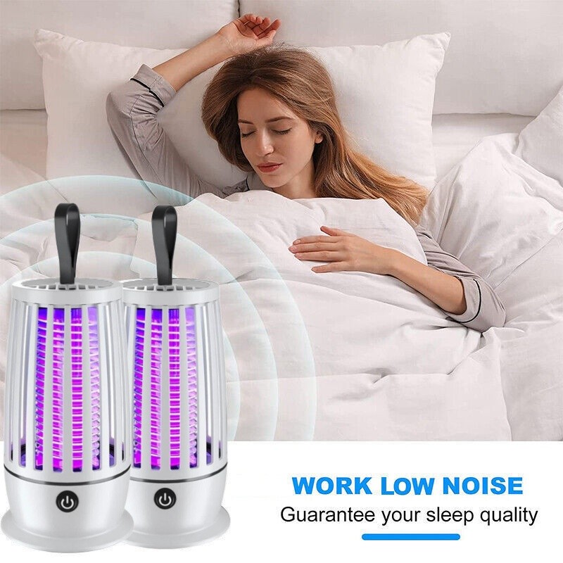Electric Mosquito Insect Fly Bug Zapper Killer LED Light Trap Pest Control Lamp
