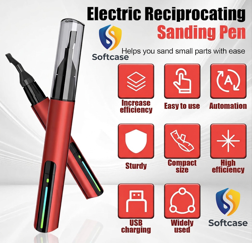 Electric Reciprocating Sander Mini Pen Detail Sander Tool USB Quick Charging