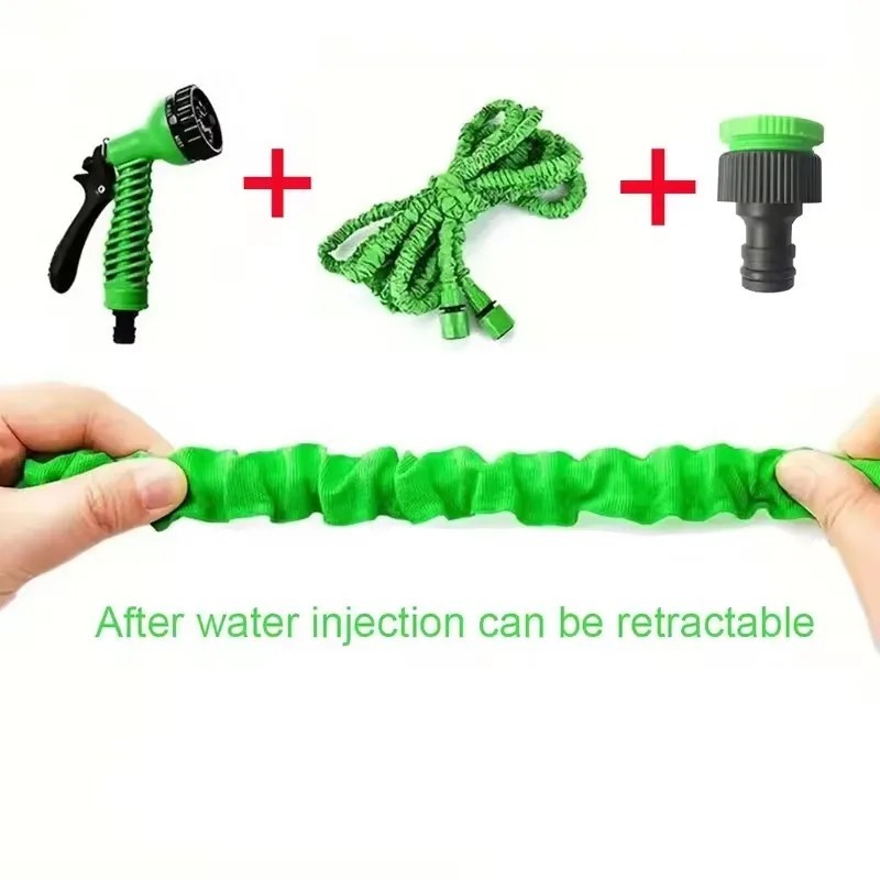 Outdoor Expandable Flexible Garden Water Hose Magic Pipe 25-200/ft