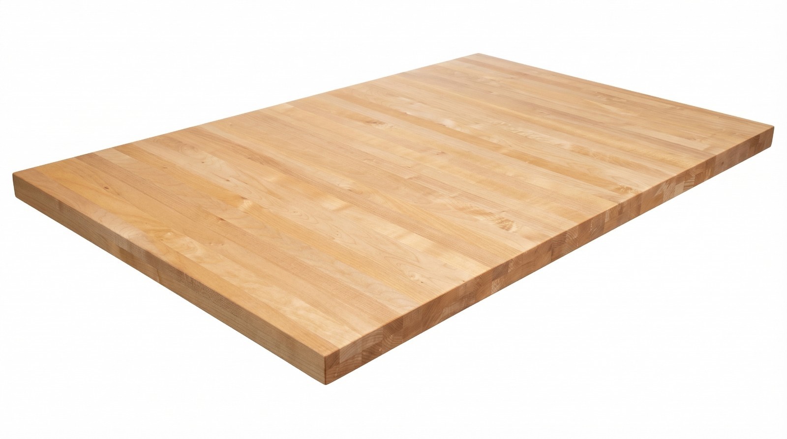 30 in. x 48 in. x 1.5 in. Solid Maple Butcher Block Countertop