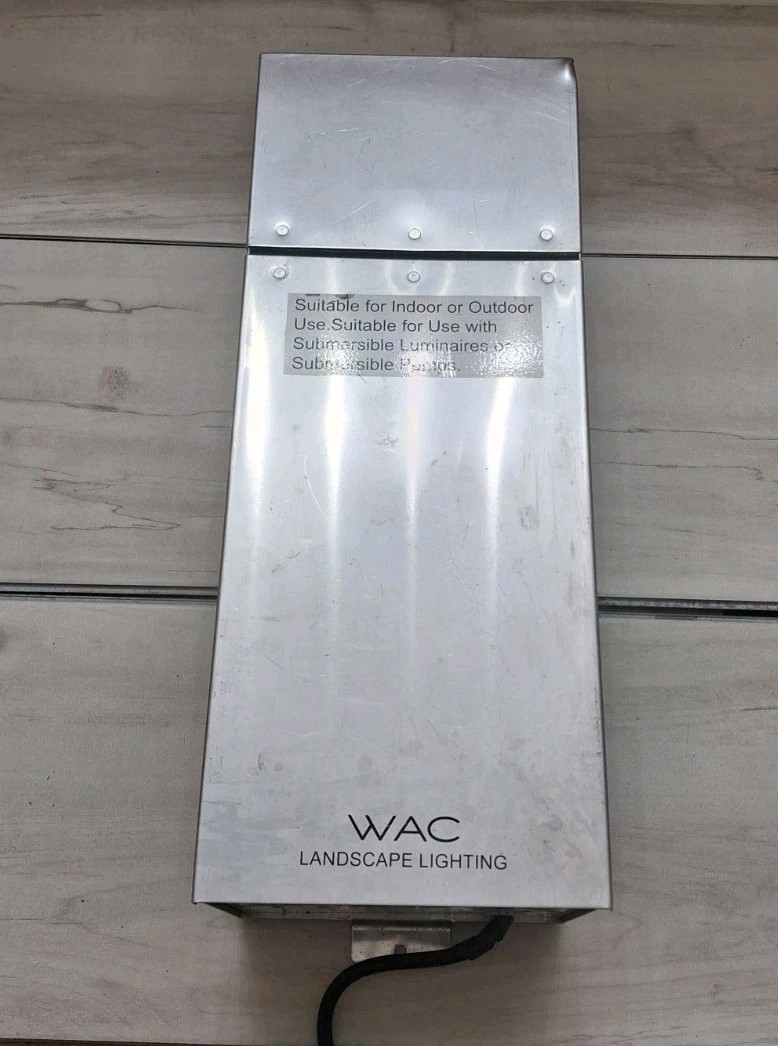 WAC Lighting 8300CS 300W Colorscaping Smart Transformer, Stainless Steel