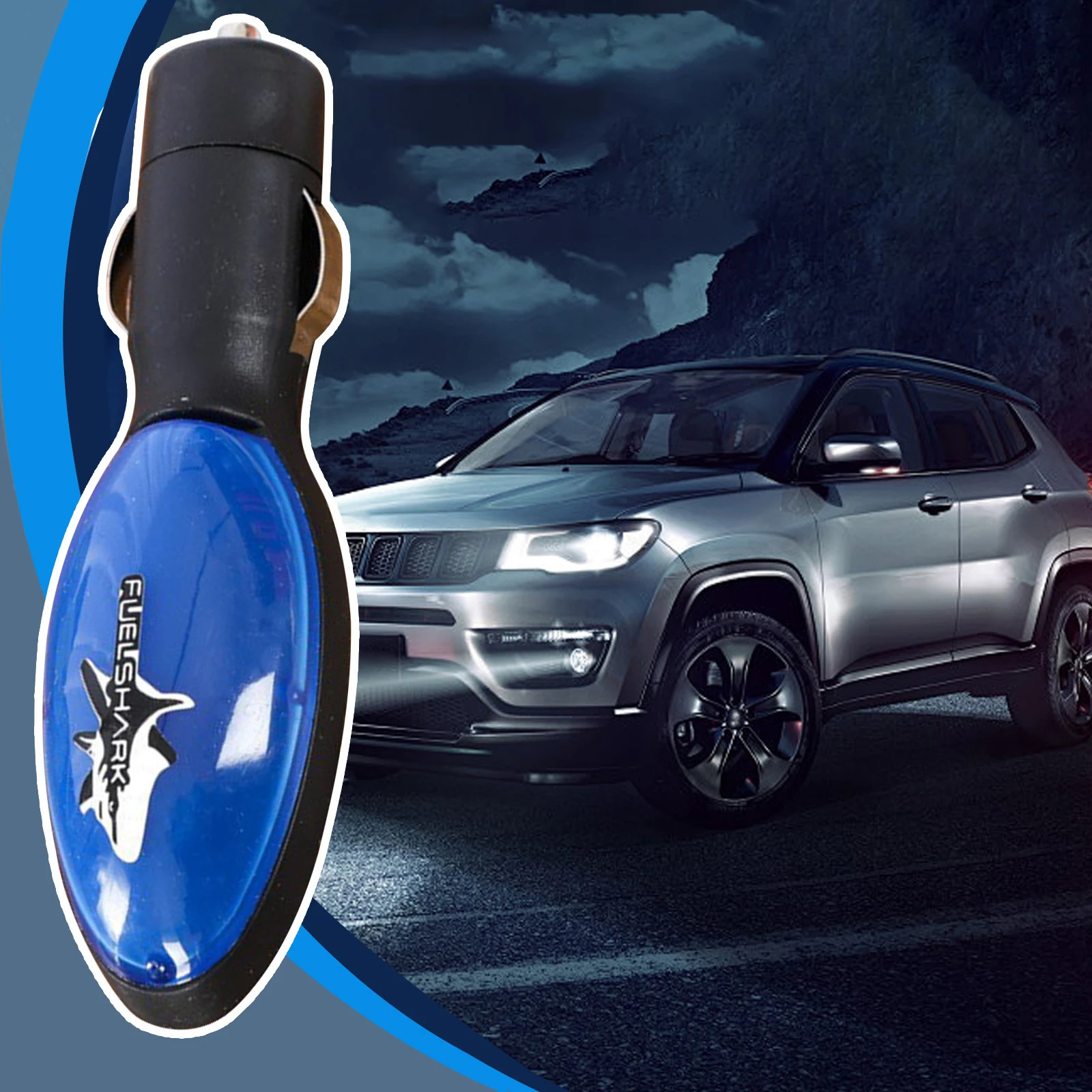 1-10Pcs Fuelshark Car Fuel Saving Device 12V Universal Plug and Play Fuel Saver