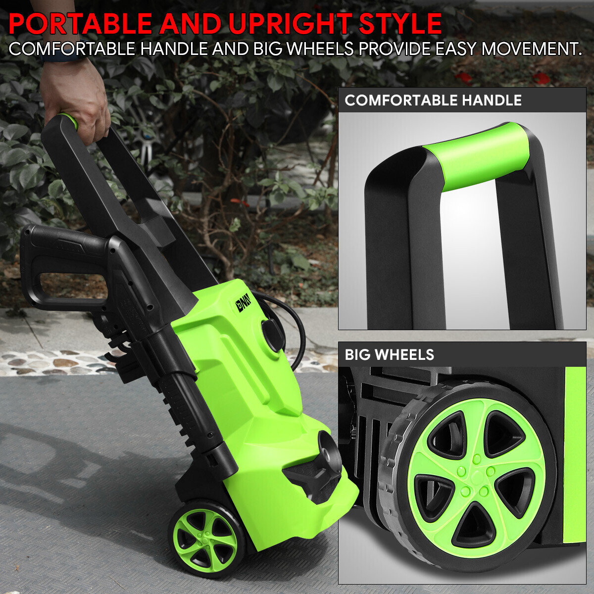 1500W 1813 PSI Pressure Washer Portable Electric Power Cleaner Machine 1.45 GPM
