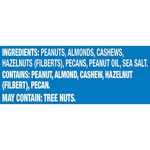 Planters Lightly Salted Mixed Nuts 15 Ounce Kosher Snack Less Than 50 Peanuts