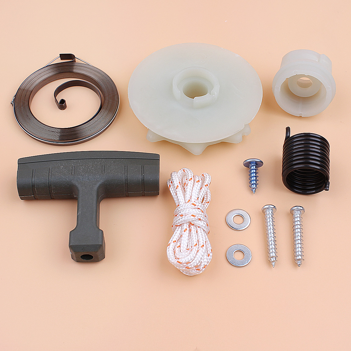 Recoil Starter Handle Pulley Spring For Husqvarna 137 142 235 240 236 Chainsaws