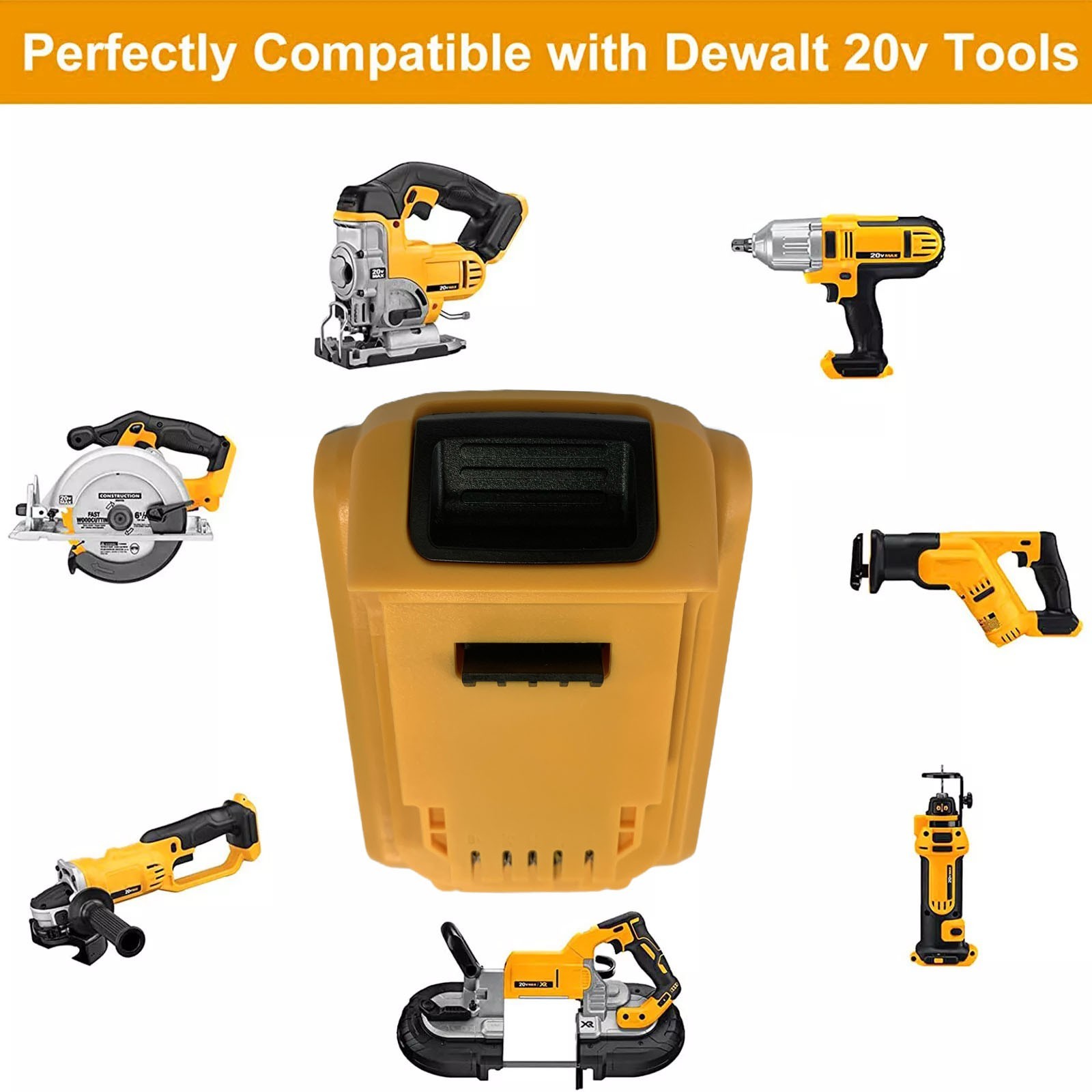 DCB202 20V Battery For DeWalt Max 2.5Ah Lithium Ion Li-Ion 20 Volt DCB201 DCB203