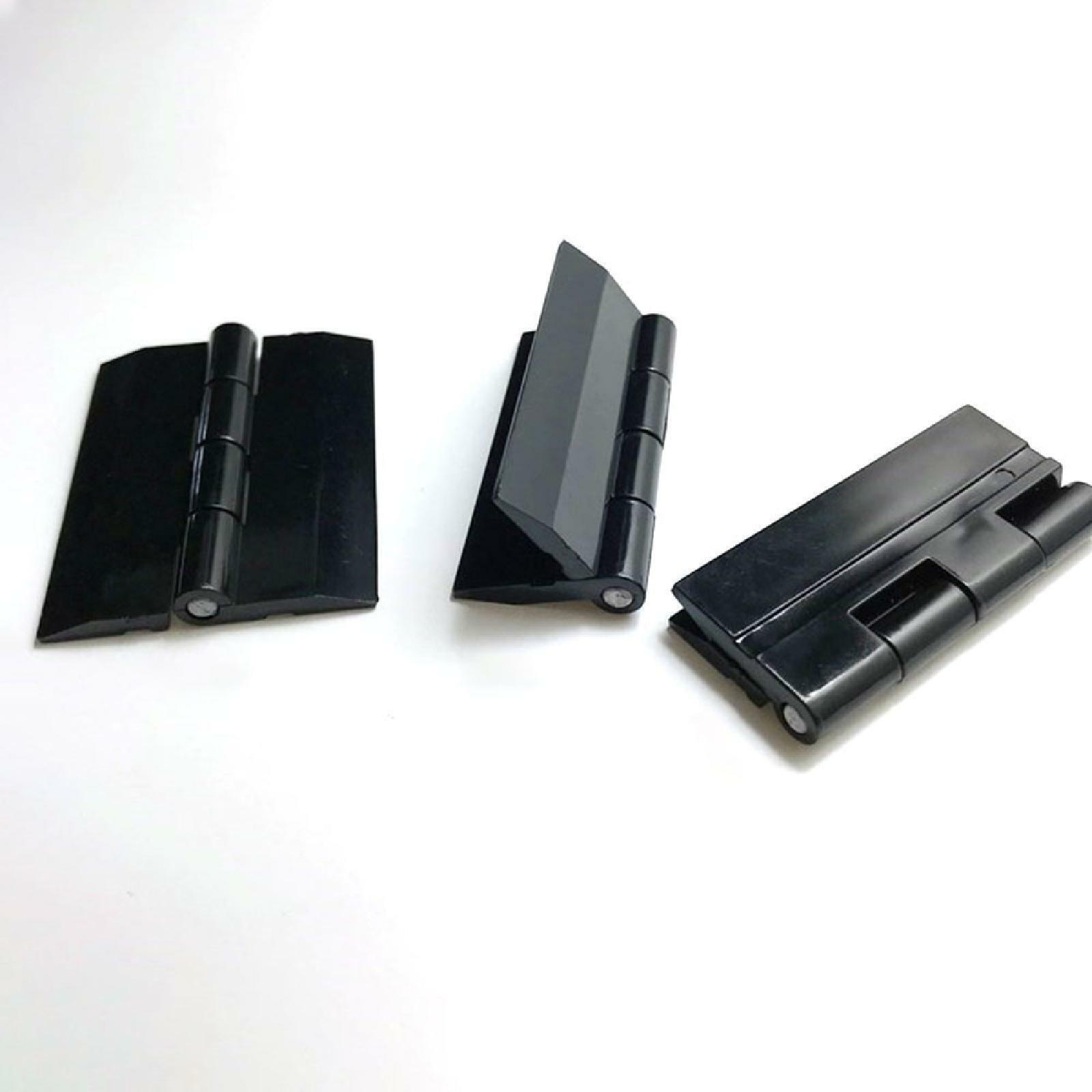 25mm-75mm Black Acrylic Plastic Piano Continuous Hinges Hinge Transparent DIY