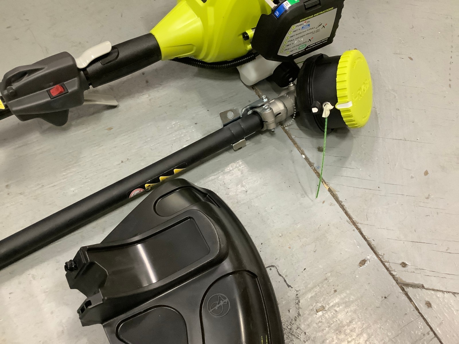 Ryobi 2-Cycle Gas String Trimmer 25cc Crank Weed Eater Straight Shaft RY253SS
