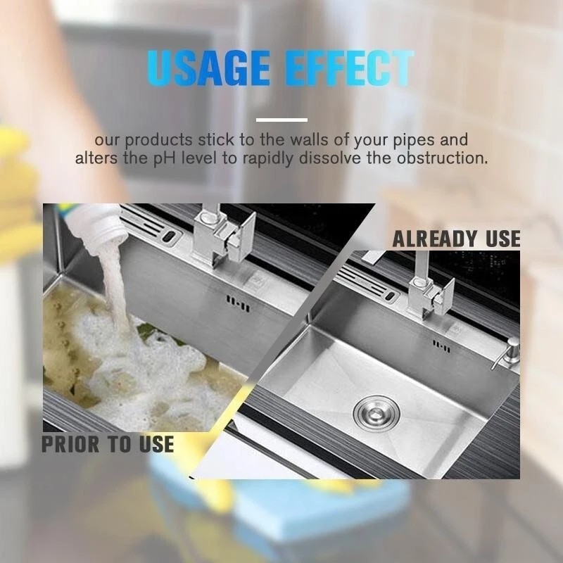 1-5x Wild Tornado Powerful Sink Drain Cleaner High Efficiency Clogging Remover