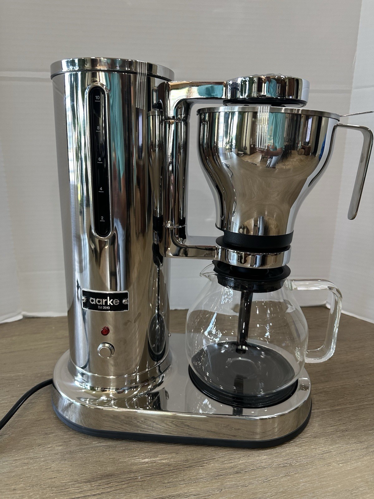 Aarke Coffee Maker Electric Drip Coffee Brewer Stainless Steel Open box