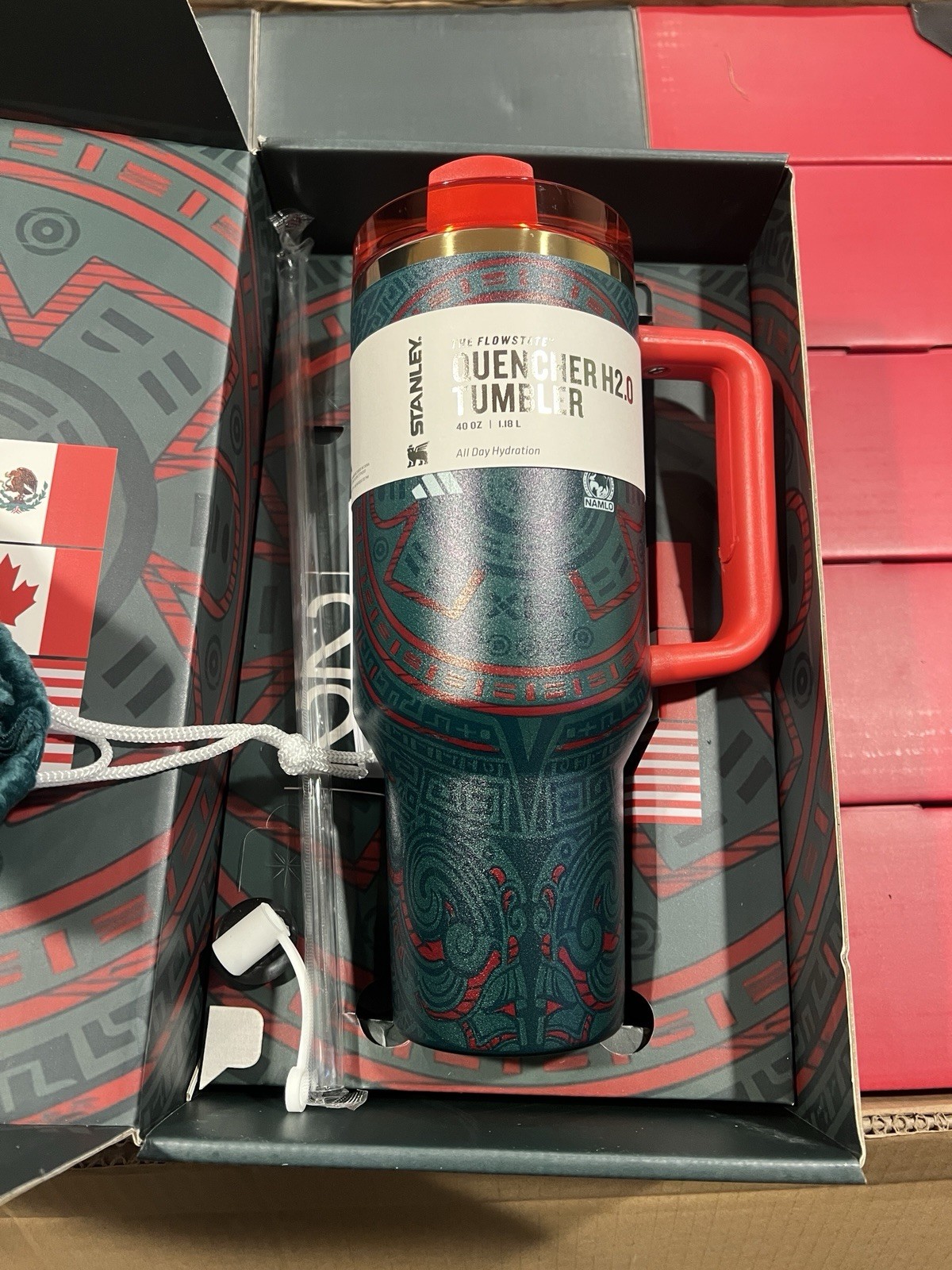 Mexico stanley 40 oz tumbler limited edition cup