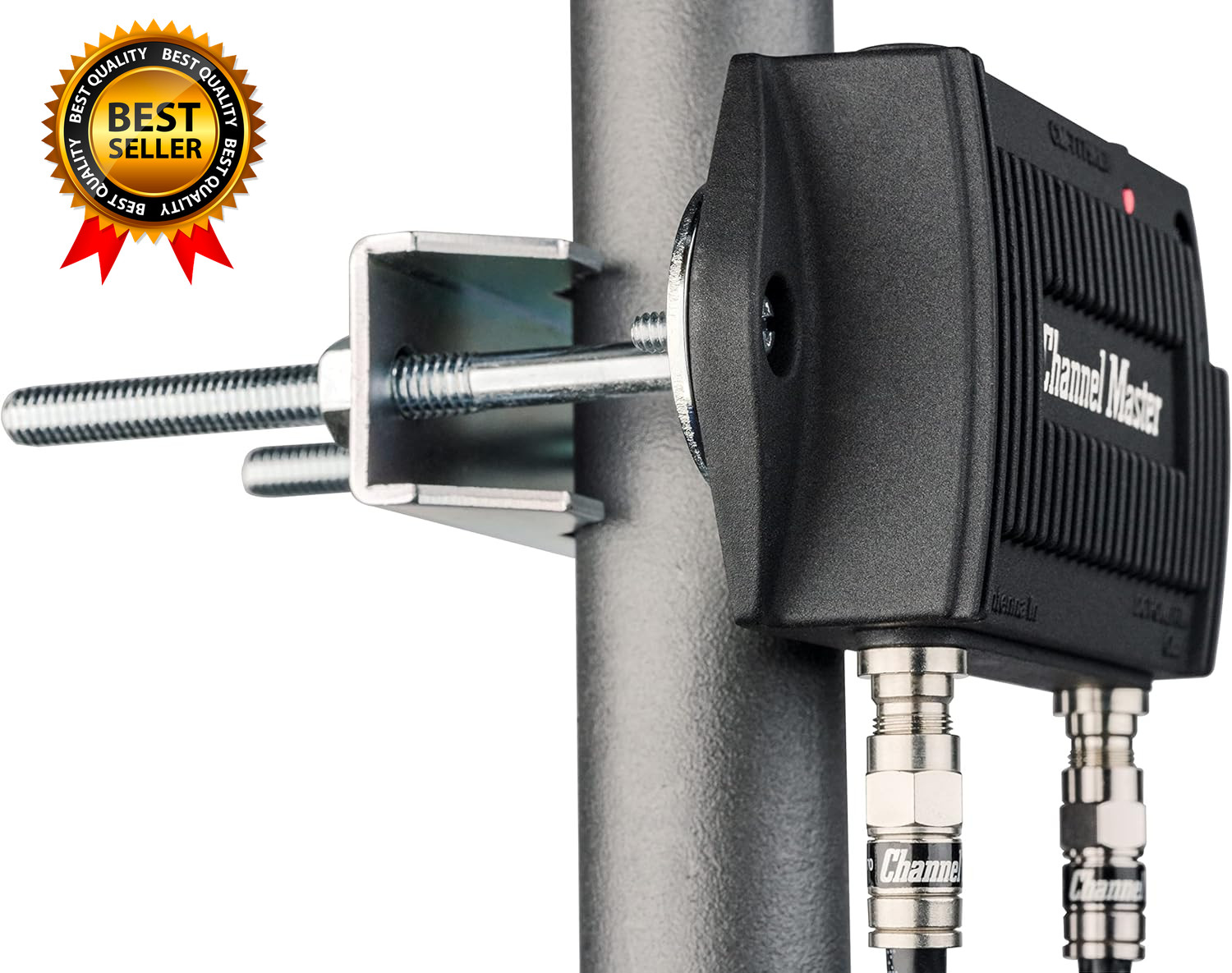 TV Antenna Preamp 1-1-Port TV Antenna Pre-Amplifier Built-In LTE Filter 17-30Db