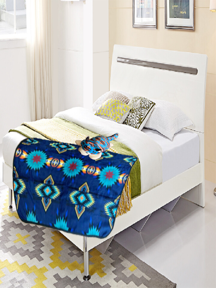 wholesale western fleece blanket native design