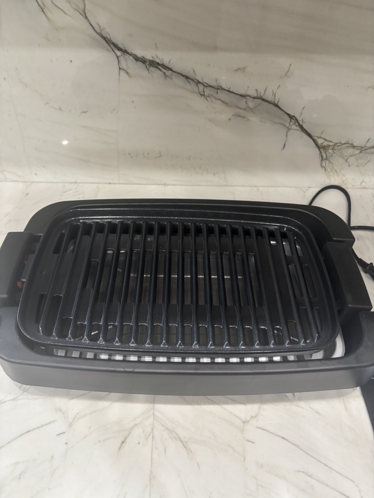 Chefman 6 Serving Electric Indoor Grill W/ Temperature Control Smokeless Stainl.