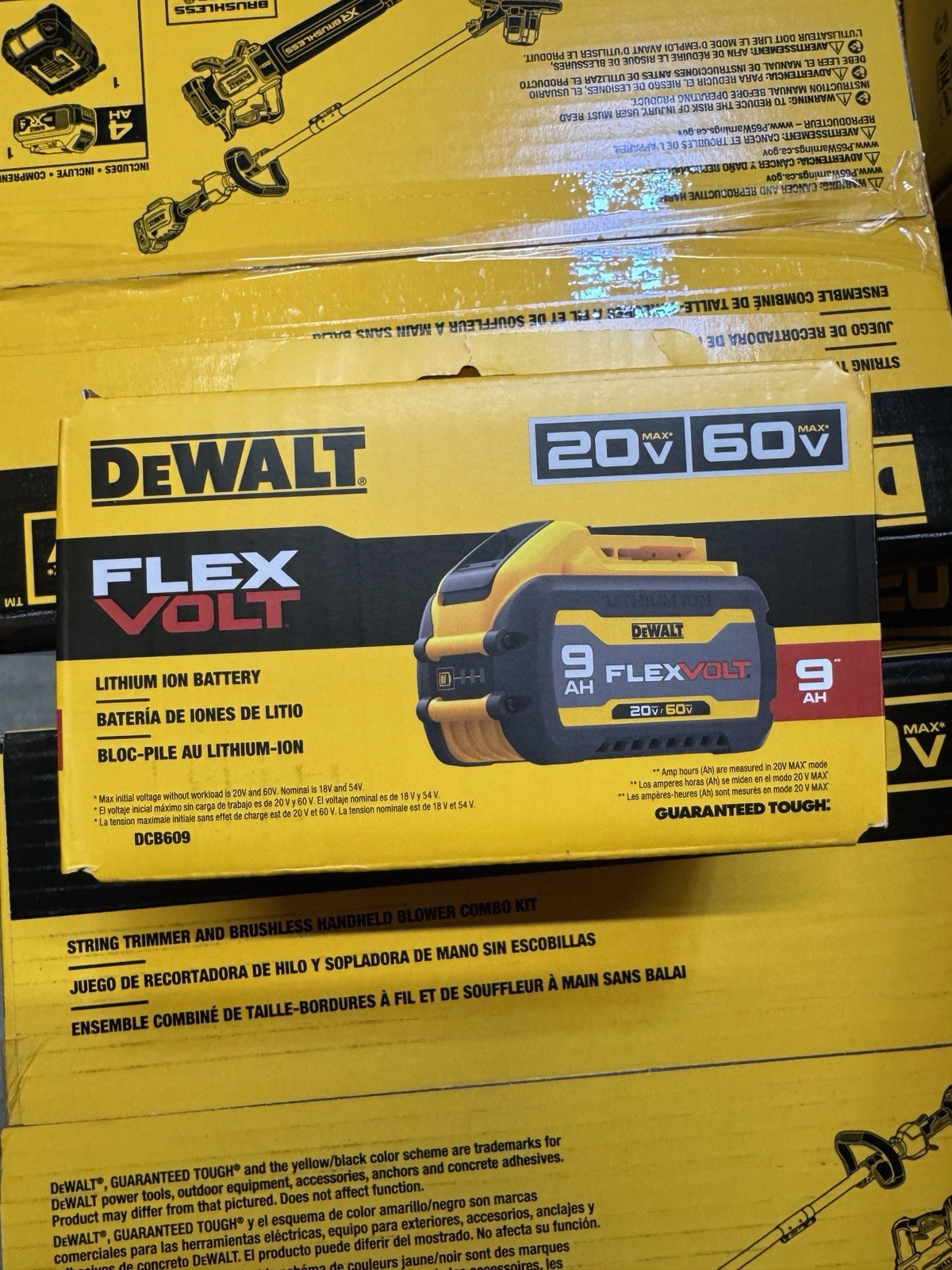 GENUINE DeWALT DCB609 FlexVolt 20V / 60V MAX 9.0Ah 9 AH Lithium-Ion Battery NEW!