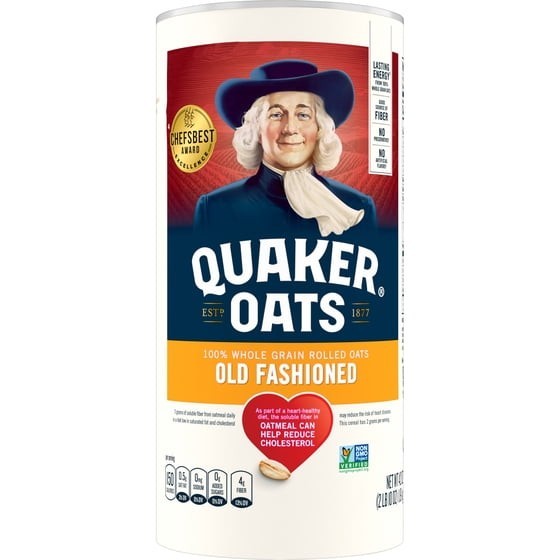 Quaker Oats Old Fashioned 42 oz Whole Grain Oatmeal Healthy Breakfast